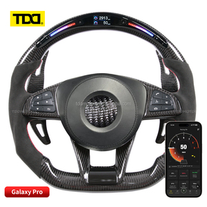 Volant en carbone TDD LED pour Benz W213 W204 S500 S320 S300 E200 E300 E320 E350 E43 E63 E53 E500 Amg Volant LED - Product Image 1