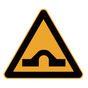 لوح تحذير بسهم أصفر للطريق مخصص متين Led بطيء دائري يمنع التحكم في أمان كبير في اتجاه واحد - Product Image 5