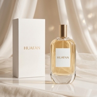 Botol Parfum Kaca Persegi Datar Transparan Elegan 50ml/100ml dengan Pompa Semprot, Cetak Kustom & Logo, Tersedia ODM/OEM