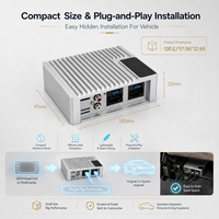 Amplificador de Potencia de Audio para Auto Android de 4 Canales, 12V, Salida de Alto Nivel, 2 RCA, Plug and Play, Control de Graves y Agudos