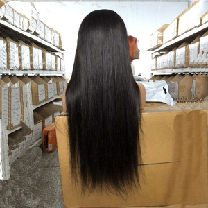 Prêt à porter 5x5 6x5 dentelle fermeture perruque sans colle HD frontale mince perruques de <span class=keywords><strong>cheveux</strong></span> humains droite pré-plumé femmes noires perruques de <span class=keywords><strong>cheveux</strong></span> humains - Product Image 5