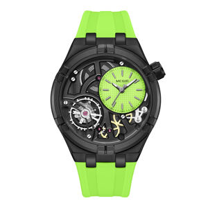 Reloj Deportivo de Lujo para Hombre, Correa de Silicona Impermeable de Alta Calidad, Manecillas Luminosas de Cuarzo, Diseño Hueco - Product Image 3