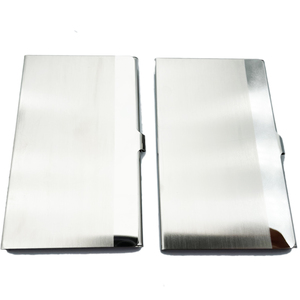 Fabrication prix coloré en acier inoxydable brossé affaires <span class=keywords><strong>porte</strong></span>-cartes de crédit accepter logo personnalisé pour les hommes <span class=keywords><strong>carte</strong></span> de crédit - Product Image 6