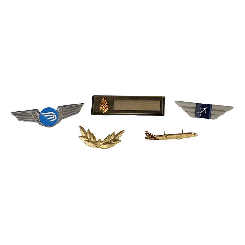 공장 도매 금속 핀 커스텀 애니메이션 배지 비행기 배지 핀