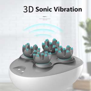 Masajeador de cuero cabelludo de cabeza eléctrico impermeable de alta calidad piernas pies espalda cuello y cabeza Mini masajeador - Product Image 5