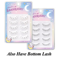 Qingdao Faux Cils Private Label 6-13mm Strip Lashes avec Emballage Personnalisable pour Pas Cher pour les Débutants