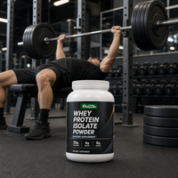 Protéine de lactosérum isolée en marque blanche OEM 100% - Complément alimentaire pour la santé - Prise de masse musculaire - Poudre de protéines pour la croissance musculaire