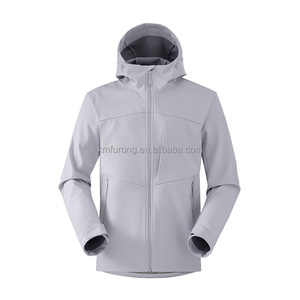 Couple's Winter Softshell <strong>Canvas</strong> <strong>Jacket</strong> <strong>Men</strong> Women Stand Zipper Front Warm Reversible Hooded Single-Layer Hiking Mountaineering - Product Image 3