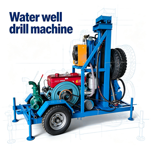 Foreuse hydraulique YG-200 pour puits d'eau avec tiges de forage et trépans pour la Jordanie - Product Image 3