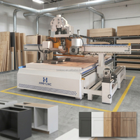 Router CNC para Madera HMI ATC, Maquinaria para Trabajar la Madera con Husillo ATC / Motor Servo AC para Muebles de Madera