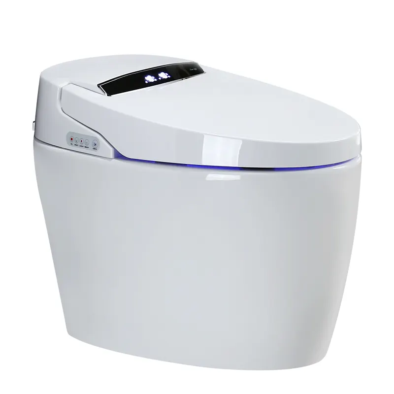 Hot Sales Keramik sensor Intelligente Sanitär artikel Automatische Toiletten Boden montierte intelligente Toilette