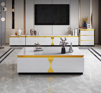 Nouvelle Combinaison Meubles de Salon Très Demandée : Table Basse Simple et Meuble TV