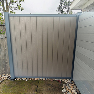 แผงรั้วไม้เทียม WPC ประกอบง่าย สไตล์โมเดิร์น ผิวลายไม้ ความสูง 6 ฟุต ได้รับการรับรองมาตรฐาน CE สำหรับใช้งานภายนอกบ้านพักตากอากาศ - Product Image 4