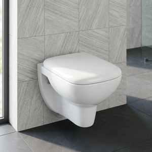 เซ็ตห้องน้ำเซรามิกสไตล์จีนแบบโมเดิร์นแขวนโถชักโครกทรงสี่เหลี่ยม - Product Image 2