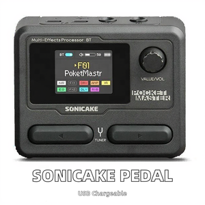 Sonikek cep usta taşınabilir Mini BT elektrik gitar efektleri <span class=keywords><strong>Pedal</strong></span> çok etkisi bas işlemci evrensel BK - Product Image 2