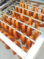 Four à fumage industriel en acier inoxydable 500 pour la fabrication de saucisses