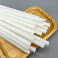 Bâton de colle acrylique blanc thermofusible diamètre 7mm avec haute viscosité pour bricolage artisanat obligations plastique et mousse bois papier verre métal