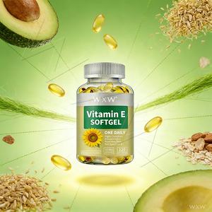 Gélules de <span class=keywords><strong>Vitamine</strong></span> E de Qualité à Bon Prix, 318 UI, Antioxydant, Soutien Éclat de la Peau, Complément Quotidien Personnalisé - Product Image 1