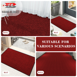Alfombrilla antideslizante de PVC de rayas dobles de alta calidad, alfombrilla de pie para eliminación de polvo para uso doméstico y de oficina de estilo clásico - Product Image 5