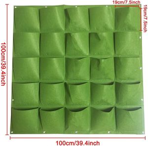 Maceta Colgante de Pared Personalizable, Resistente y Ecológica, Hecha de Tela de Fieltro, para Cultivo de Plantas en Interiores y Exteriores - Product Image 1