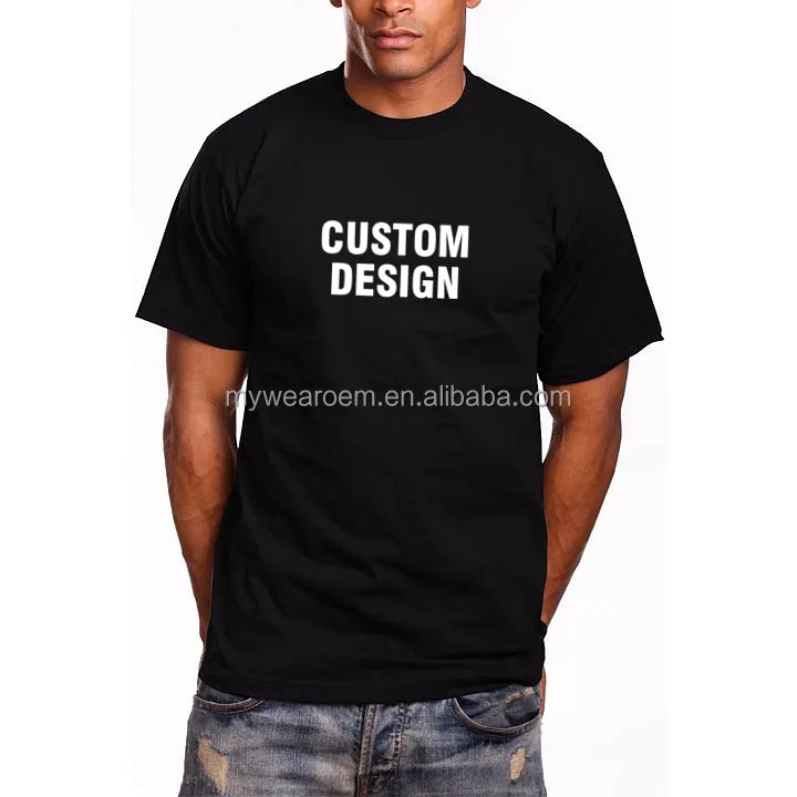 T-shirts personnalisés pour hommes tissu pour t-shirts coton hommes t-shirts logo personnalisable marque conçu été à manches courtes en gros