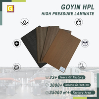 Panneau décoratif en stratifié haute pression (HPL) à grain de bois de 0,7 mm pour meubles, armoires, murs, portes, comptoirs, design d'intérieur