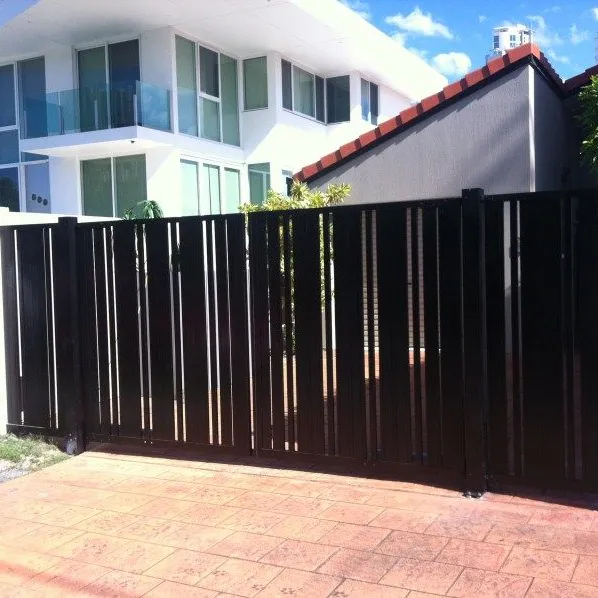 Aluminum Privacy Estate Gates Automatic Electric Driveway Gates Cantilever slide Gate