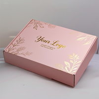 Commerce électronique personnalisé, emballage en papier pliable, coffrets cadeaux en carton rigide pour cadeaux de fruits, cosmétiques, expédition de bijoux, vêtements