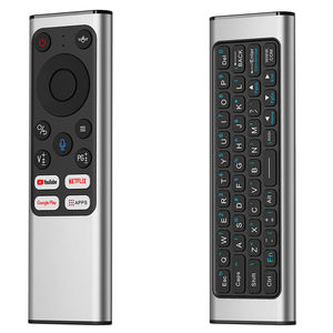 X9 chuột không khí điều khiển từ xa Bàn phím mini Vỏ hợp kim nhôm trợ lý giọng nói tự động 2.4G thu không dây TV sử dụng AAA - Product Image 1