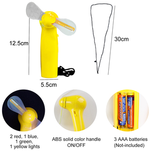 Quạt đèn LED mini cầm tay, có thể tùy chỉnh văn bản, hiển thị đèn nháy, dùng làm quà cưới, quà tặng khách mời - Product Image 6