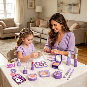 HT 598110 Girl Simulation <strong>Makeup</strong> Toy Pretend Play <strong>Makeup</strong> Dressing <strong>Set</strong> Toy Plastic Beauty <strong>Princess</strong> Pretend Role Play Dress-up Toy - Product Image 5