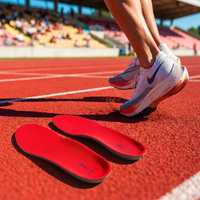 Semelles de sport TPEE à haute résilience et confort - Inserts de course à mousse d'azote supercritique avec soutien de la voûte plantaire pour athlètes