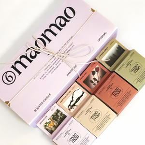 Coffret cadeau de luxe de haute qualité avec étiquette personnalisée Bougie parfumée à la cire de soja 7 chakras avec cristaux Cadeaux de fête des mères - Product Image 6