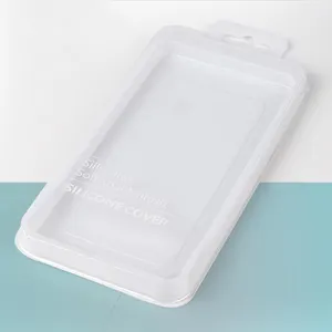 Custom Retail Phone Case Packaging Plastic Box With Hanging Mobile Phone Accessories Packing Box
