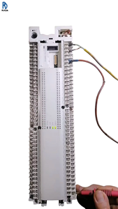 Contrôleur logique programmable PLC FX3U128MR/ES-A, module de contrôle d'automatisation industrielle, traitement haute vitesse, conception modulaire, extensible - Product Image 1