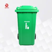 プラスチック製のリサイクルゴミ箱ゴミ箱ゴミ箱グリーンブルー、ブラック、カスタマイズされたプラスチック製のゴミ箱無料印刷240l