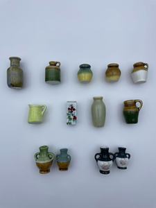 Mini-vases magnétiques mignons pour réfrigérateur, petits vases magnétiques en céramique et en verre pour réfrigérateur, tableau blanc de bureau et <span class=keywords><strong>casier</strong></span> - Product Image 6