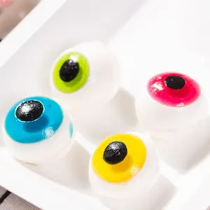 eyes soft sweet candy confec packing bottle fruit jam stuffed in bulk fruity factory hot sale