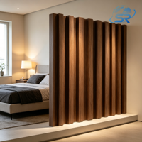 Panneau mural texturé en nid d'abeille, panneau mural décoratif rainuré 3D pour revêtement mural intérieur et extérieur