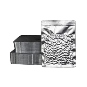 Saco de filme de alumínio para embalagem de alimentos, saco de retorta para cozinhar em alta temperatura, folha texturizada para micro-ondas, com fecho de correr, retorta para embalagens de alimentos