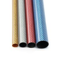 Tube en fibre de carbone 3K couleurs et épaisseur personnalisables-Finition brillante Conception creuse Marque XINXIU