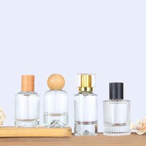<b>Mini</b> Portable Glass Atomizer Bottle Transparent Empty <b>Perfume</b> Spray Bottle Cosmetics Sub Bottle for Outdoor Travel - Product Image 1