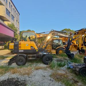 Accurate and Efficient 6 tons HYUNDAI HW60 Hydraulic <b>used</b> Excavator High Quality <b>Used</b> HYUNDAI HW60 Excavators for sale - Product Image 2