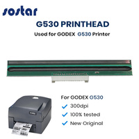 Kepala Printer Asli untuk GODEX G530 Kepala Cetak Termal Label Barcode 300dpi Printhead Suku Cadang Printer Grosir