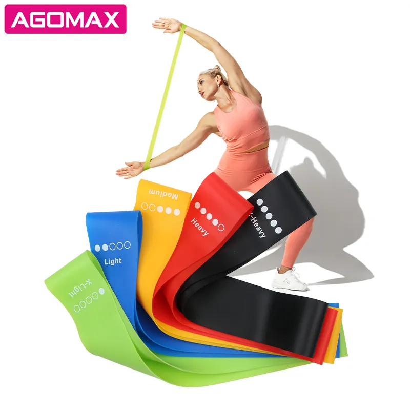 5 pieces Resistance Bands sets for Legs and Butt Exercise Bands Fitness Bands