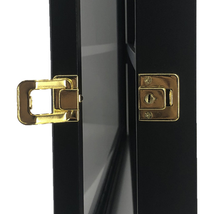 Personnalisé 30.5*24.25*2 "noir clair vue verrouillable armoire murale étoile carte présentoir <span class=keywords><strong>NBA</strong></span> étui pour Collection - Product Image 5