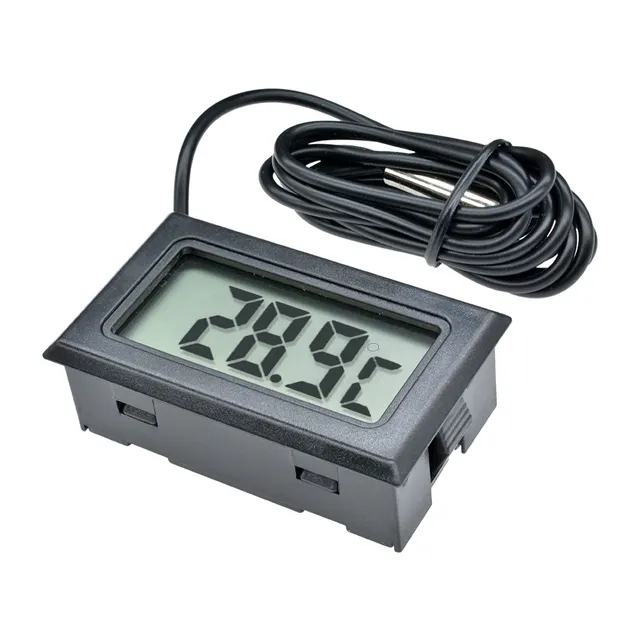 LCD Kỹ Thuật Số Tủ Lạnh Tủ Đông Aquarium Bếp Nhiệt Độ Tester Nhiệt Kế