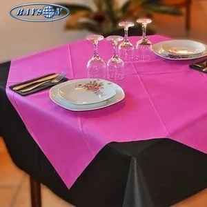 Tejido no tejido de tela de mesa mantel para fiesta de boda/de tela no tejida cortinas de cocina mantel