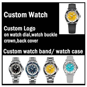 Montres pour hommes de haute qualité 316L, logo personnalisé, marque originale, cadran de montre pour hommes, bracelet personnalisé - Product Image 2