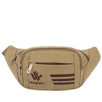 Nouvelle sacoche de taille pour homme en toile lavée durable avec fermeture à cordon pour le rangement du téléphone portable et du portefeuille, idéale pour le sport